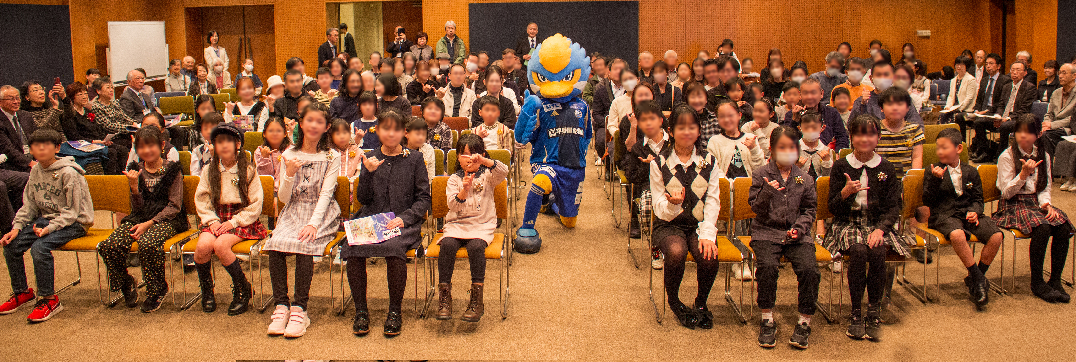 ゼルビー君と記念撮影。