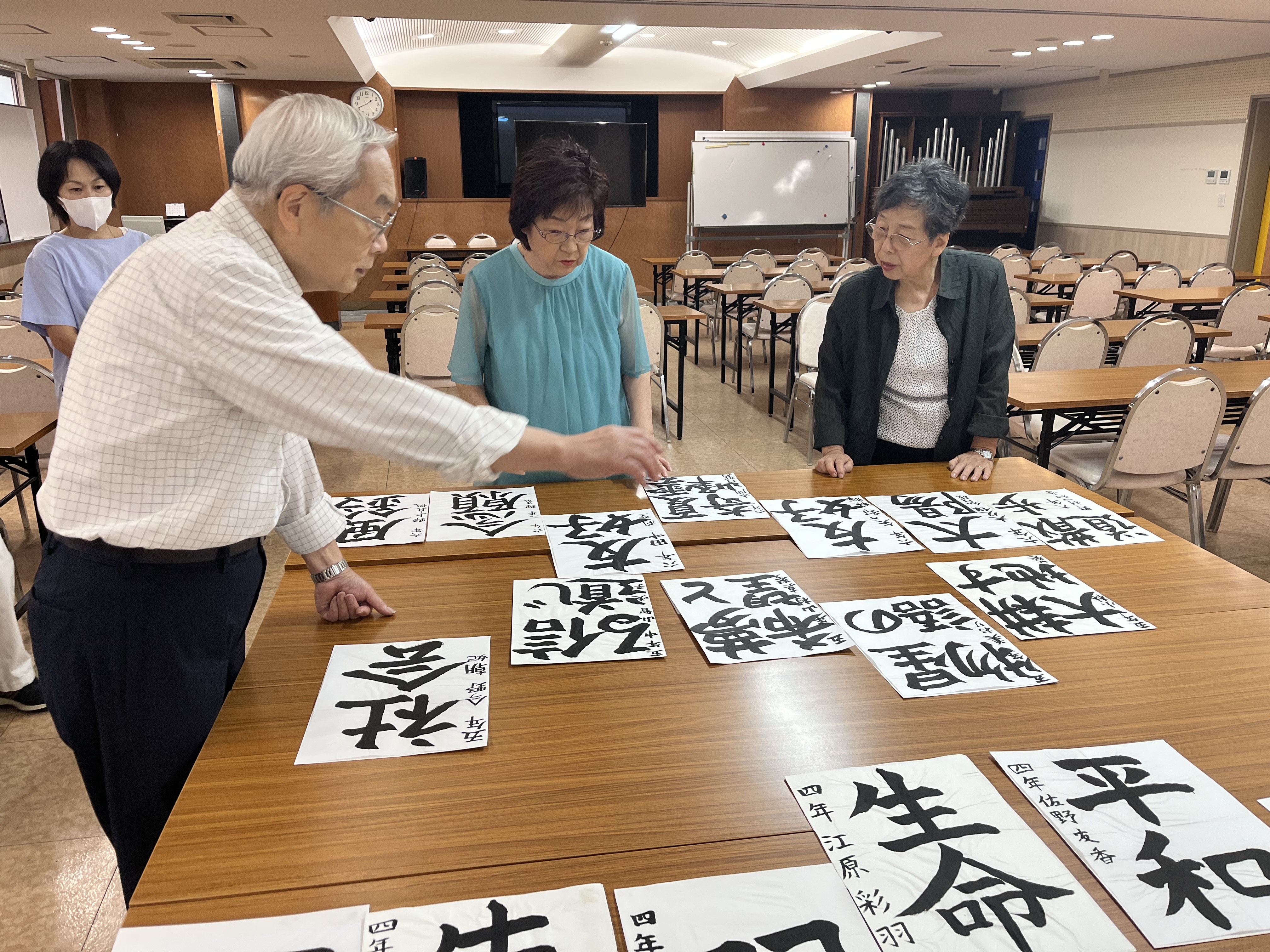 書写部門審査会の様子